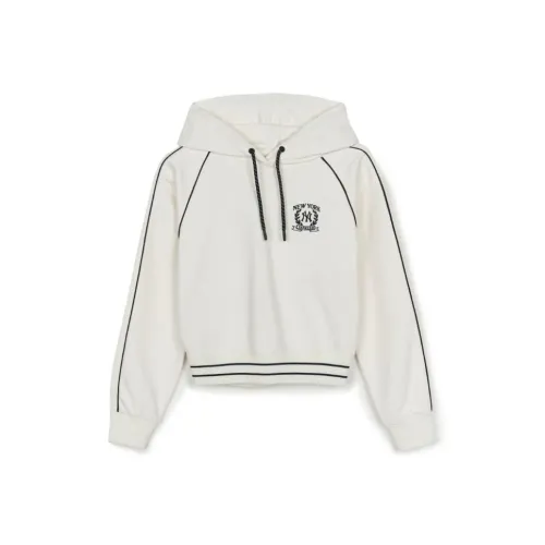 MLB New York Yankees Varsity SPORTIVE Нью-Йорк Янкис Толстовка Свитшот Женские Крем