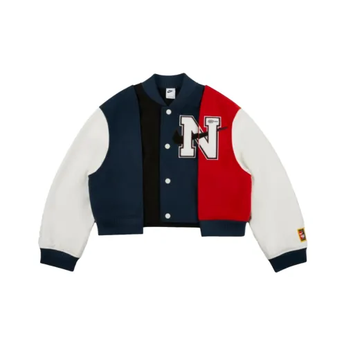 nike Женские By YOON FW24 Куртки Пальто Женские Синий Белый