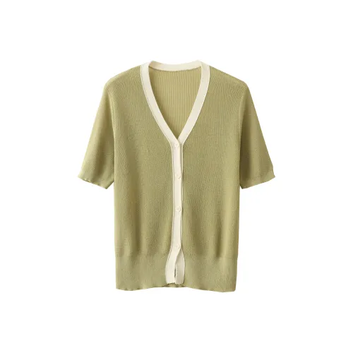 Huagaa Зеленый Женский Трикотаж