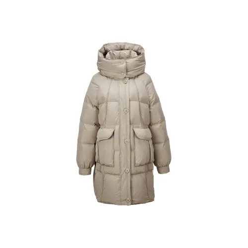 XIANGYING Пуховик Женский Шалфей Зеленый