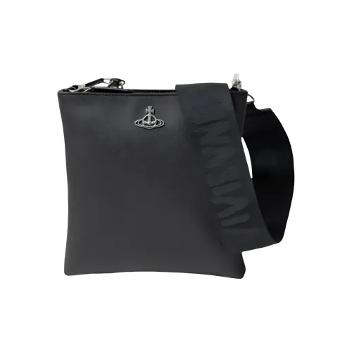 Vivienne Westwood Squire Переработанный Нейлон Сумка через плечо Сумка на плечо Унисекс Черный