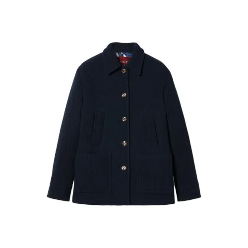 GUCCI Куртки и Пальто Женские Морской Синий