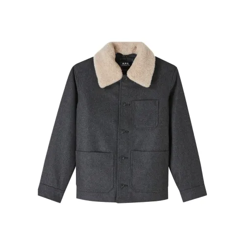 A.P.C FW24 Куртки и Пальто Женские Угольный Серый