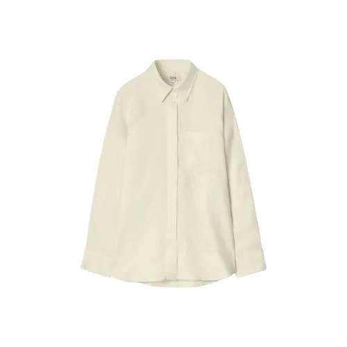 COS Бежево-желтые Женские Рубашки
