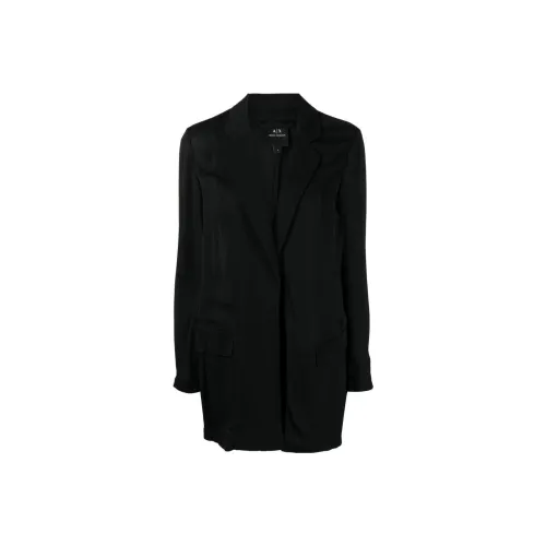 ARMANI EXCHANGE Бизнес-костюм пальто женское черное