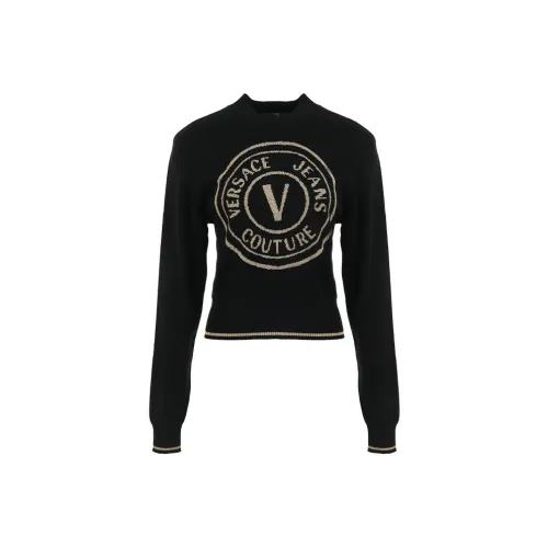 VERSACE JEANS COUTURE SS24 Трикотаж Женский Черный