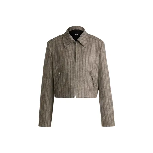 Hugo Boss Куртки и Пальто Женские Хаки