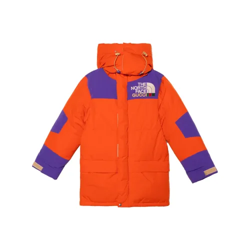 GUCCI x THE NORTH FACE Пуховик Женские Оранжевый