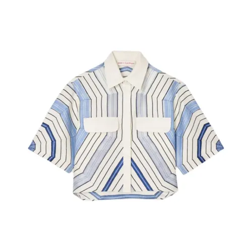 SANDRO Небесно-голубые Женские Рубашки