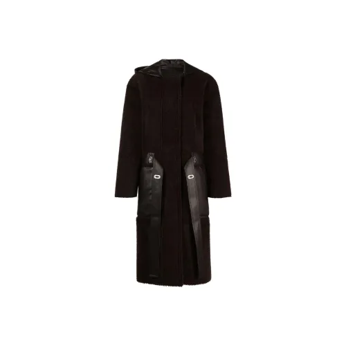 LOW CLASSIC Шоколад Женское Пальто