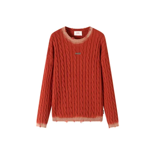 Coca Cola Трикотаж Женский Осенний Оранжевый