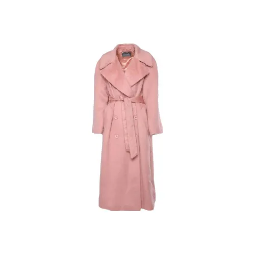 ALBERTA FERRETTI Розовое Женское Пальто