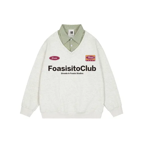 FOASIS Свитшот Унисекс Light Серый