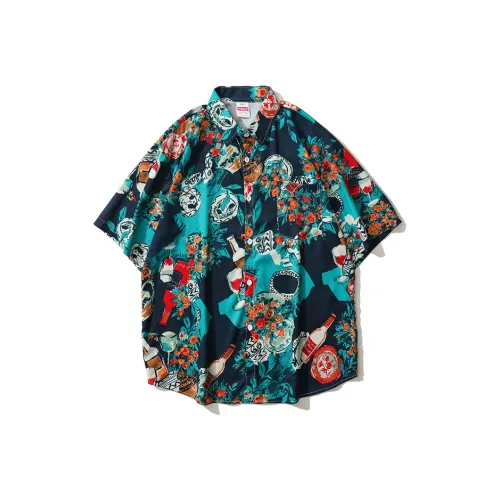 BEAR UNION Рубашка Унисекс Темно-синий