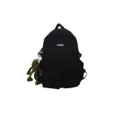 Чёрный с подвеской в виде лягушки