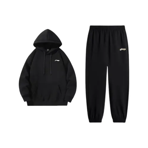 LINING Sports Life Collection Повседневная Спортивная Одежда Унисекс Черный