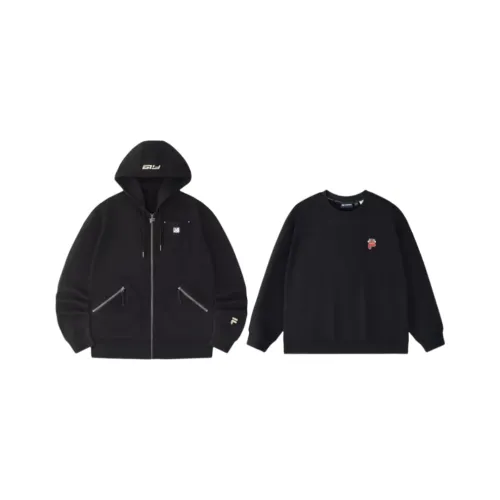 FILA FUSION Повседневная спортивная одежда Унисекс Черный