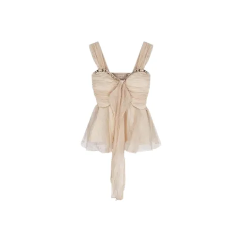 ABBY GODDESS Топ на бретелях Женский Шампань