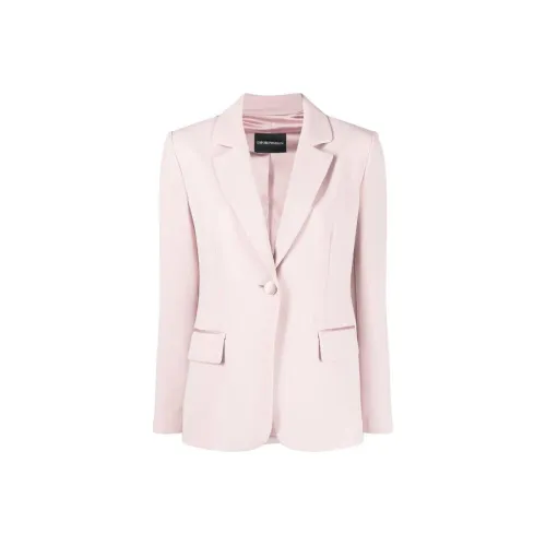 EMPORIO ARMANI FW22 Бизнес-костюм Пальто Женское Светло-розовое