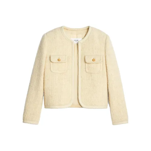 CELINE Куртки Пальто Женские Ванильный