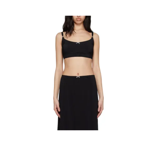 Paco Rabanne Без бретелек Топ Женский Черный