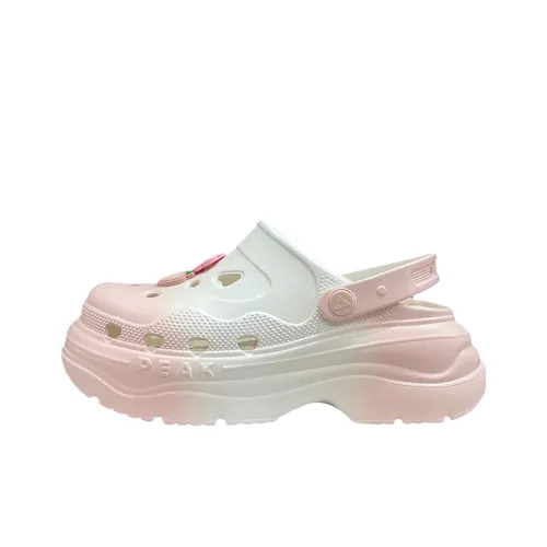 PEAK Pole Hole Shoes Сабо Женские Белые Розовые