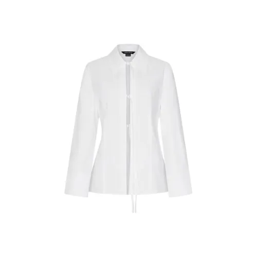 URBAN REVIVO Рубашка Женская Натуральный Белый