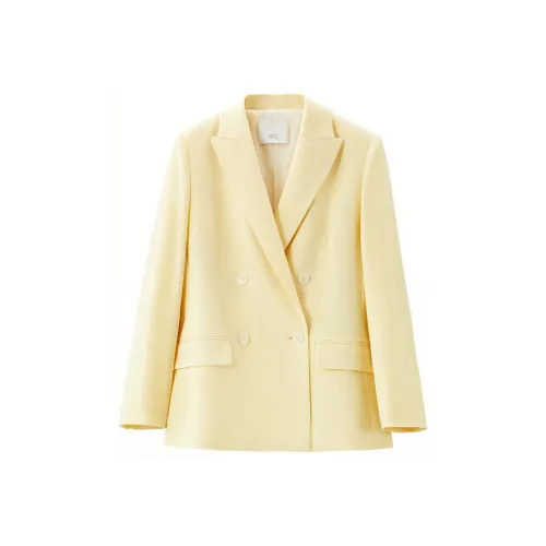 OVV Светло-желтый 18 Женские офисные костюмы