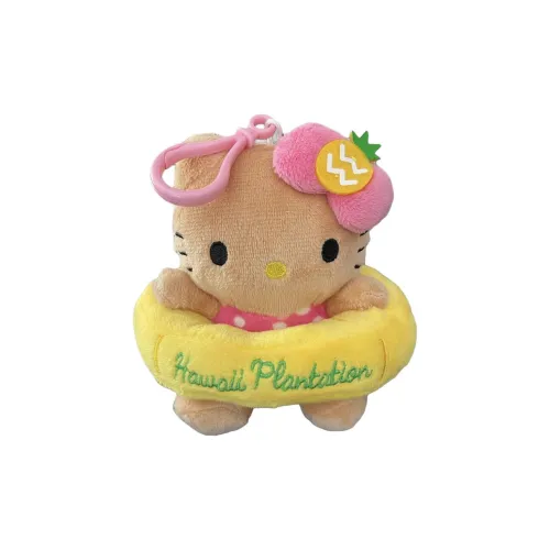 Санрио Hello Kitty Hello Kitty Hawaii Pineapple Сад Куклы Плюшевый Брелок 12 см Рекомендуемый рост