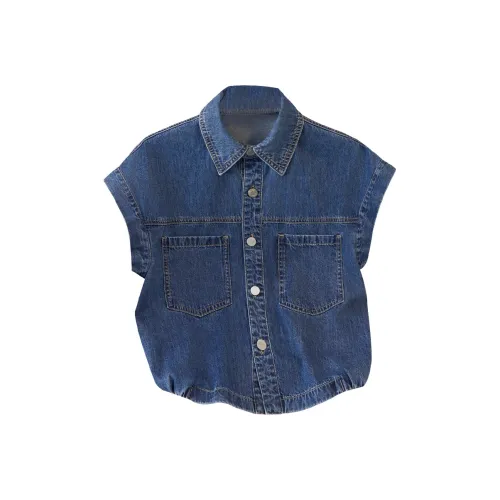 TOUCH Темно-синие Женские Рубашки