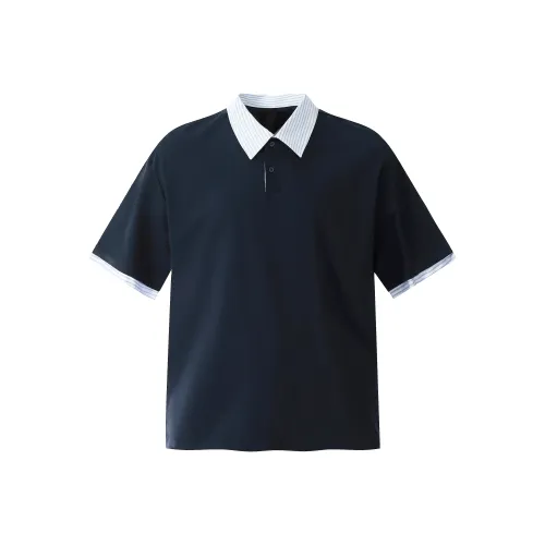 GM Темно-синие Женские Рубашки