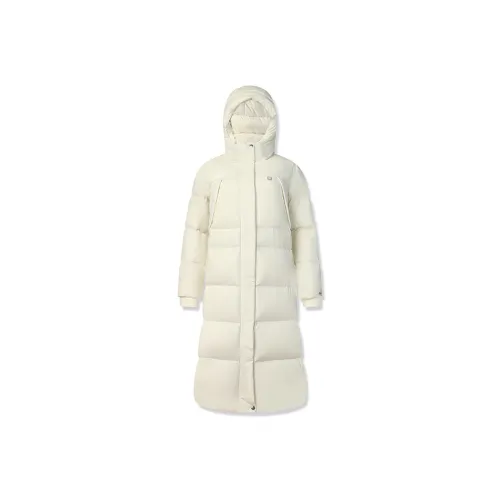 FILA Фитнес Пуховик Женский Ванильный Белый