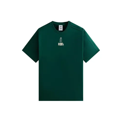 Adidas Originals x KITH Collaboration SS25 T-Shirt Мужской Зеленый
