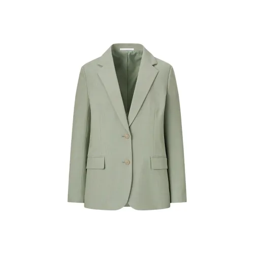 UNIQLO Бизнес-костюм женский травяного зеленого цвета