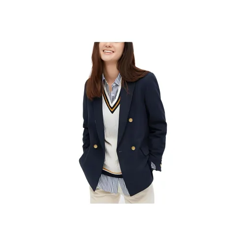 UNIQLO Темно-синий Женские офисные костюмы