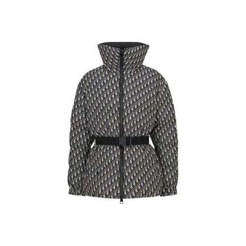 DIOR Хлопковый пуховик женский черный