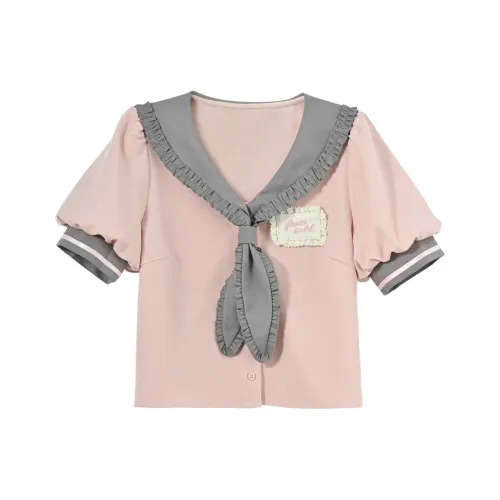 Snbl Розовые Женские Рубашки