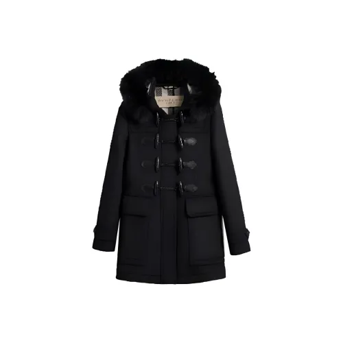 Burberry Пальто Женское Черное Сезон возвращения в школу