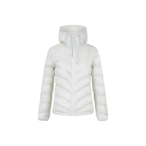 HOKA ONE ONE Пуховик Женский Синий Зеленый