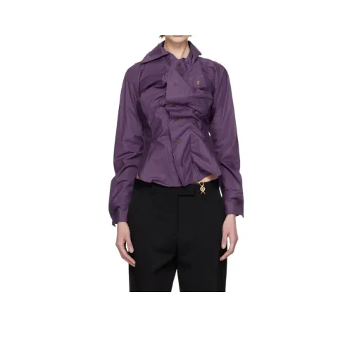 Vivienne Westwood Рубашка Женская Фиолетовая