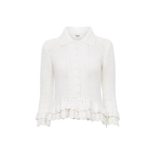 Chloé Белый Женский Трикотаж