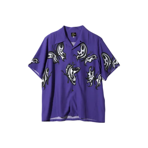 Needles KAE TANAKA Collaboration SS25 Рубашка Унисекс Фиолетовый