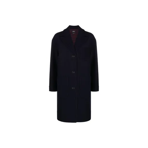 A.P.C Blue Женское Пальто