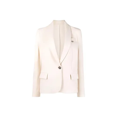 Brunello Cucinelli Светло-бежевые Женские Офисные Костюмы