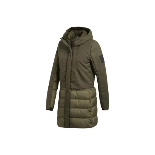 Adidas CLIMAWARM Пуховик Женские Зеленый