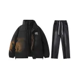 Комплект (черный топ+черные брюки)