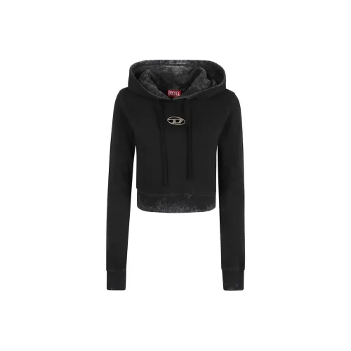DIESEL Черные Женские Свитшоты