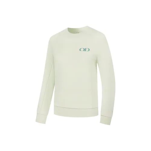 QIAODAN Sports Life Collection Толстовка Женская Прозрачный Нефритовый Зеленый