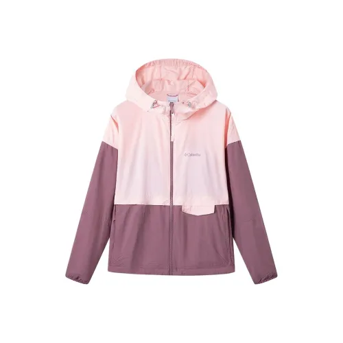 Columbia совместный бренд SS25 Куртка Женская Розовый Фиолетовый