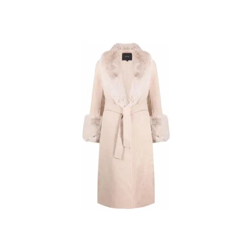 Maje Розовое Женское Пальто